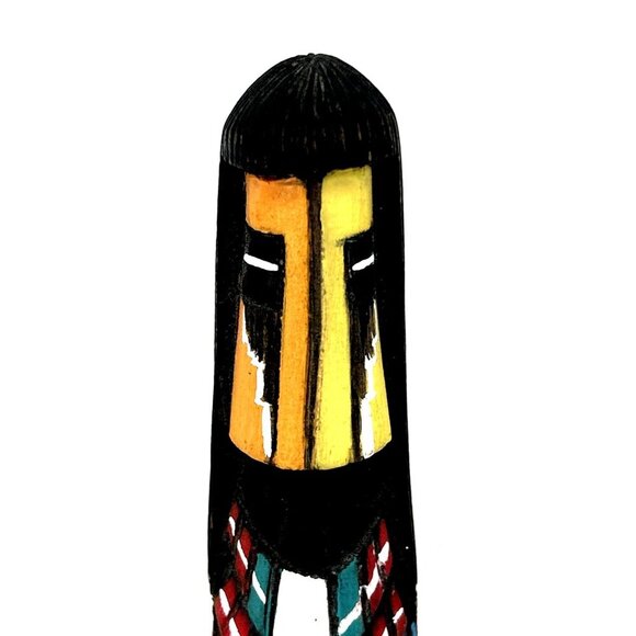 Brenda Smith Kachina Doll Native Navajo 7" Hand Crafted COA - Picture 2 of 10
